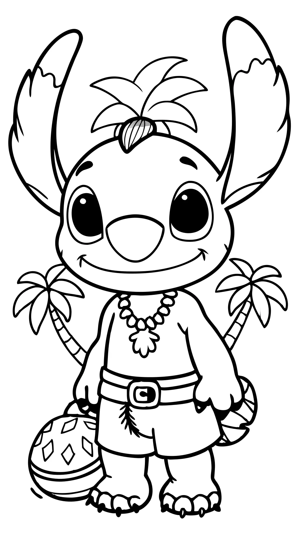 adorable stitch coloring pages